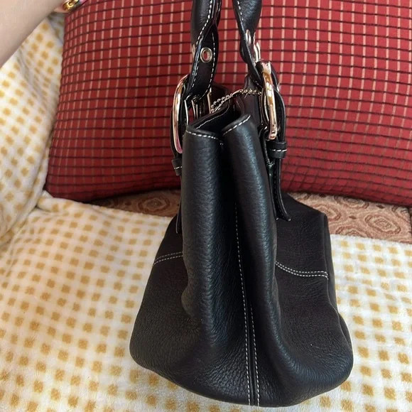 Tignanello shoulder bag Black leather - Picture 7 of 10